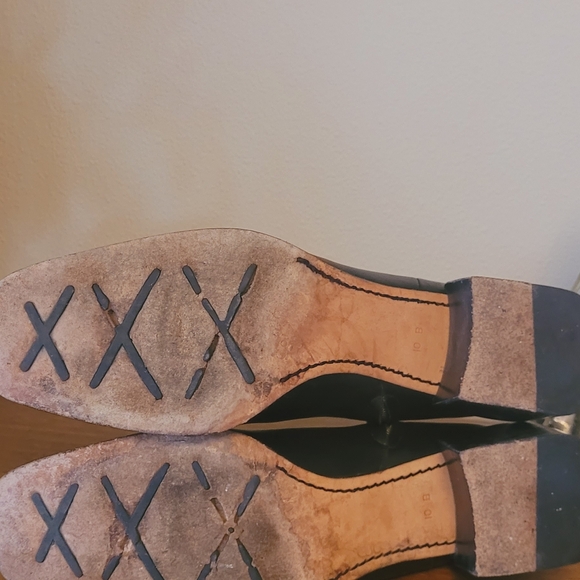 Women's COLE HAAN BLack Leather Ankle Boots - Picture 4 of 7